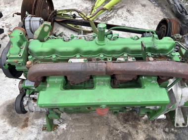 John Deere 6081HH011 Silnik Słupek Blok Głowica Pompa Hydrauliczna Skrzynia Przekładniowa-1