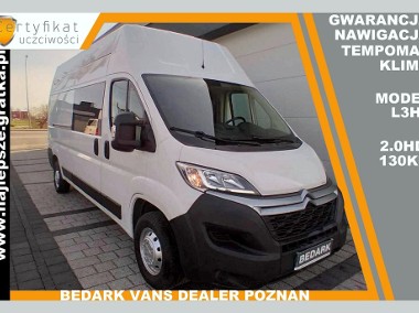 Peugeot Boxer L3H3, BRYGADÓWKA, 7 miejsc , DOKA, Gwarancja, nawigacja, klima,-1