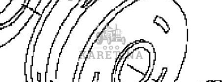 John Deere 8110 8210 8310 8410 Bęben CZĘŚCI R162064-1