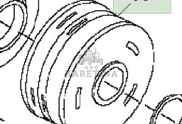 John Deere 8110 8210 8310 8410 Bęben CZĘŚCI R162064