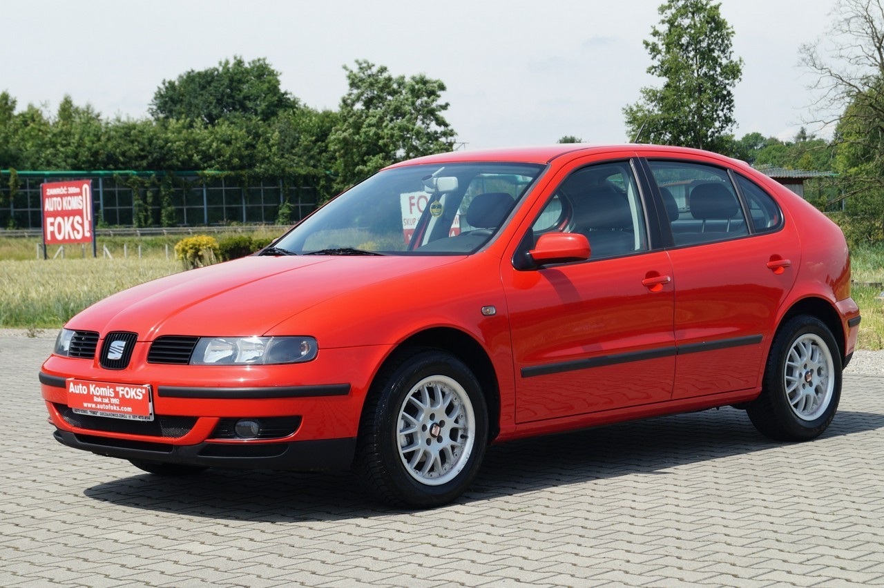 SEAT Leon I Z Niemiec idealny stan sprawny 1,6 105 km klimatronic 187 tys.km.