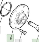 John Deere 9780CTS 9780i CTS 2005rok Piasta Skrzyni Biegów H130407