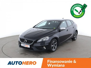 Volvo V40 II 2.0D 6MT R-Design Klimatronik Tempomat Nawigacja Skóra Nappa TFT PDC-1