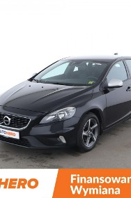 Volvo V40 II 2.0D 6MT R-Design Klimatronik Tempomat Nawigacja Skóra Nappa TFT PDC-2