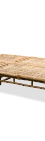 vidaXL Podwójny leżak, bambus 43715-3