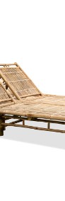 vidaXL Podwójny leżak, bambus 43715-4