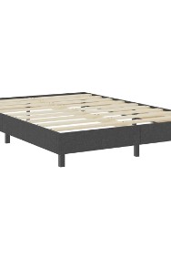 vidaXL Rama łóżka, szara, tapicerowana tkaniną, 140 x 200 cm287456-2