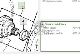 John Deere 3200 3400 Pompa Jazdy Pompa Przekładni AZ56732