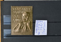 Papież Jan Paweł II Tanzania I ** Złota folia Wg Ks Chrostowskiego poz. 144