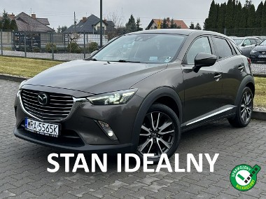 Mazda CX-3 FULL*NAVI*Kamera*Cofania*Skóra*Grzane*Fotele*Serwis*ASO*Zarejestrowa-1