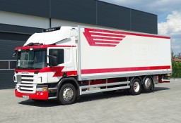 Scania SCANIA P 400 Chłodnia Pełny Serwis ASO Sprowadzony 3 Osie, Dwa Parowniki Os Skrętna i Podnoszona, Kurtyna PVC, Dolny Ha