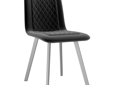 vidaXL Krzesła stołowe, 2 szt., czarne, aksamitne282570-1