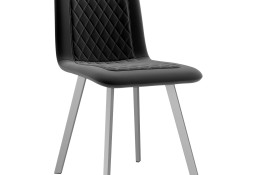 vidaXL Krzesła stołowe, 2 szt., czarne, aksamitne282570