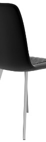 vidaXL Krzesła stołowe, 2 szt., czarne, aksamitne282570-4