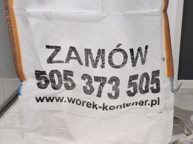 Wywóz gruzu BiG BaG 1m3 worek-kontener truck-strefaChorzów Bytom Katowice Tychy -1