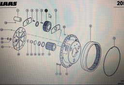 CLAAS 00 0598 934 0/Claas koło zębate/Claas Xerion 3300 3800