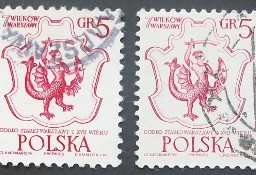 Znaczki polskie rok 1965 Fi 1448 odcienie - 2 znaczki