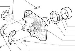 New Holland T7000 T7030 Kosz Mechanizmu Różnicowego Przedniego Mostu CZĘŚCI 87547804