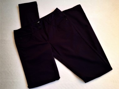 Spodnie S H&M ciemny fiolet-1