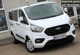 Ford Transit Custom 9-osob. L2 130KM Salon PL FV23% 1WŁ Android/Apple Tempomat Gwarancja