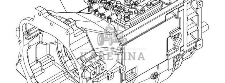 New Holland T6010 Regen przekladnia 90504835R-1