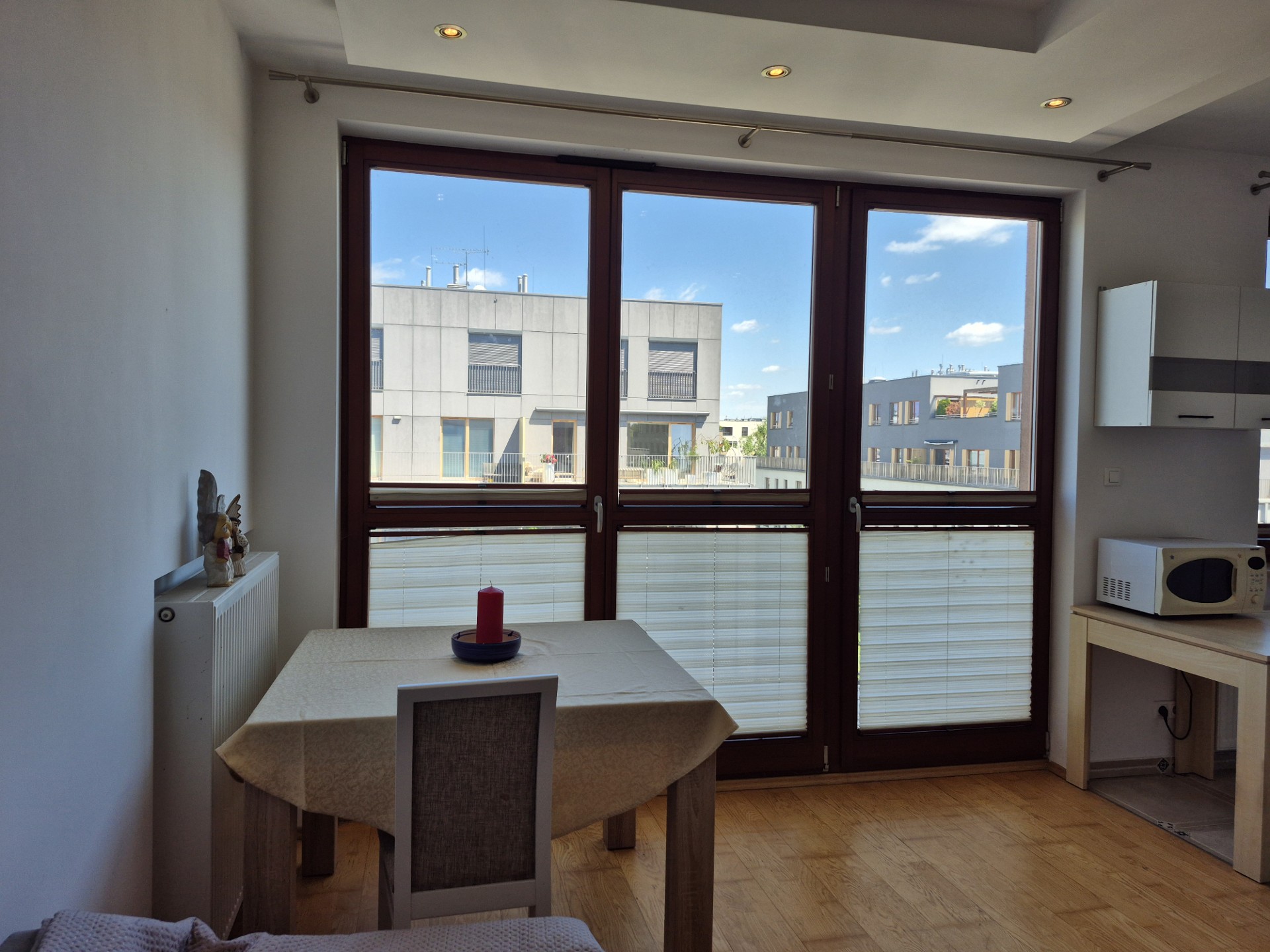 Na wynajem apartament | 3 pokoje | 60 m² | 2 tarasy | Hlonda 10C | Miasteczko Wilanów - Widok 3