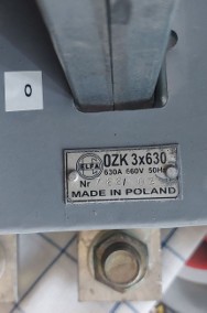 Odłącznik OZK 3x630, 3-biegunowy 630A-2