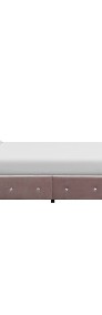 vidaXL Rama łóżka, różowa, tapicerowana aksamitem, 160 x 200 cm 280400-3