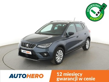 SEAT Arona full LED virtual cocopit navi grzane fotele klima auto kamera i czuj