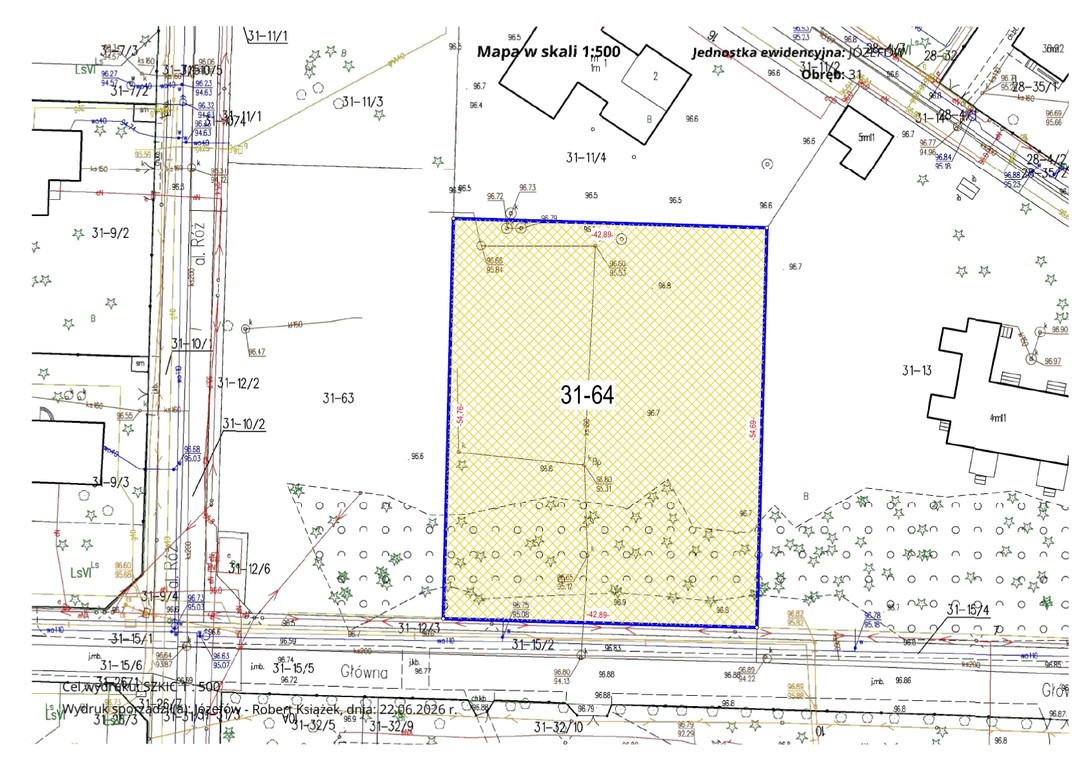 Działka na sprzedaż, 2347 m², Józefów, otwocki