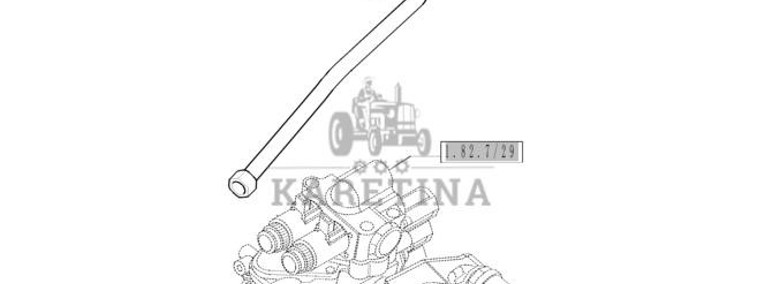 New Holland T6010 T6090 T6070 Rurka hydrauliczna 16 mm od x 241.5, 81.5 mm l 87568260-1