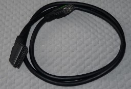 Kabel Scart Euro 1,5m czarny