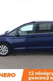 Volkswagen Touran III Highline skóra navi kamera grzane fotele LED hak ACC Bluetooth-2