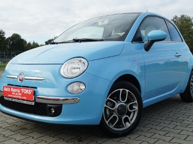 Fiat 500 Dualogic Lounge 1,2 69 km panorama klima automat z Niemiec idealny-1