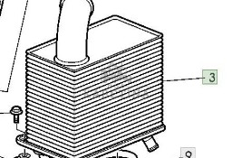 John Deere 6068HLA73 6820 6920 6920S Chłodnica Końcowa CZĘŚCI AL156587