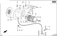 Claas Lexion 560 KOŁO SILNIKA 0007693300 (Napęd zdawczy silnika)