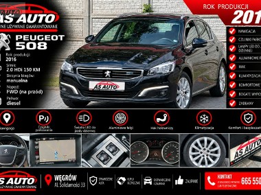 Peugeot 508 I 2,0HDi 150KM Allure/Navi/SerwisASO/SideAssist/PDC/Półskóry/Alu/Hak-1