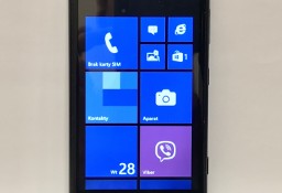 NOKIA Lumia 625 Smartfon 512MB 8GB 4G LTE CZARNY jak NOWY pudełko OKAZJA