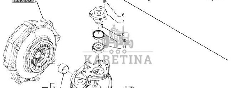 New Holland T6070 Zwrotnica 84188871-1