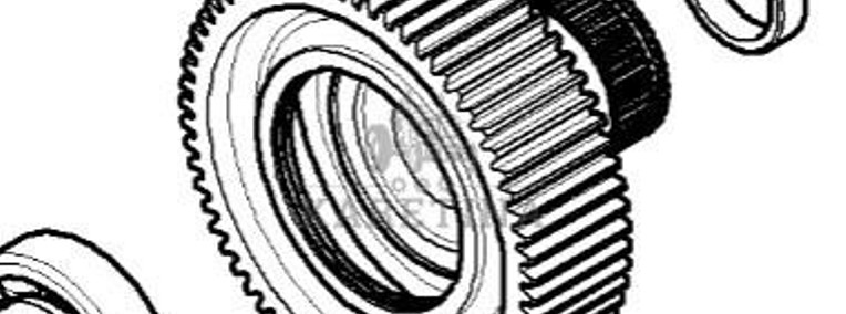 Massey Ferguson 5410 Koło Zębate Zębnik Zębatka Sprzęgła Skrzyni Biegów 65 zębów CZĘŚCI 4304315M1-1