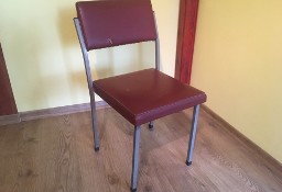 PRL krzesło metalowe vintage
