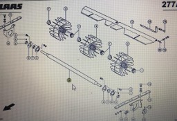 CLAAS 00 0736 552 2/Claas wałek drąźony/Claas Lexion 580 670-640 370-360