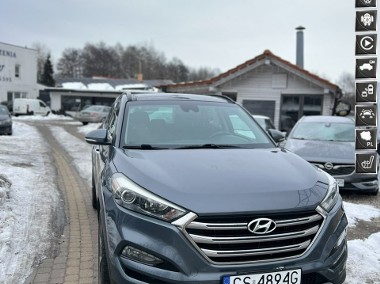 Hyundai Tucson III Panorama, skórzane fotele,-1