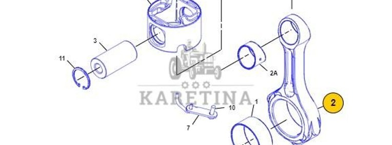 Caterpillar Cat C9 - korbowody korbowód 160-8199 1608199-1