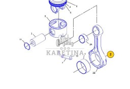 Caterpillar Cat C9 - korbowody korbowód 160-8199 1608199