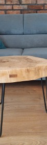 stolik kawowy plaster drewna dąb, jesion, orzech, od ręki-4
