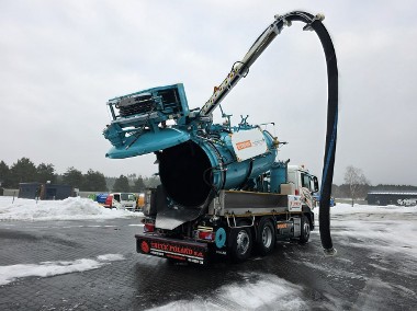 MAN HUWER HYDROVIDE WUKO KOMBI DO CZYSZCZENIA KANAŁÓW EURO6 WUKO asenizacyjny separator beczka odpady czyszczenie kanaliza-1