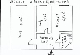 Sprzedam bezpośrednio 2 pokoje kuchnia własościowe hipoteczne 38,1m2 W-wa Ursus