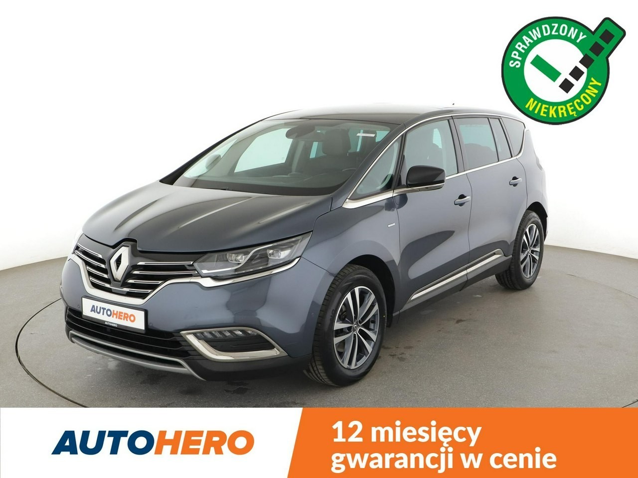 Renault Espace V 7 os. full LED szyberdach półskóra navi klima auto kamera i czujniki