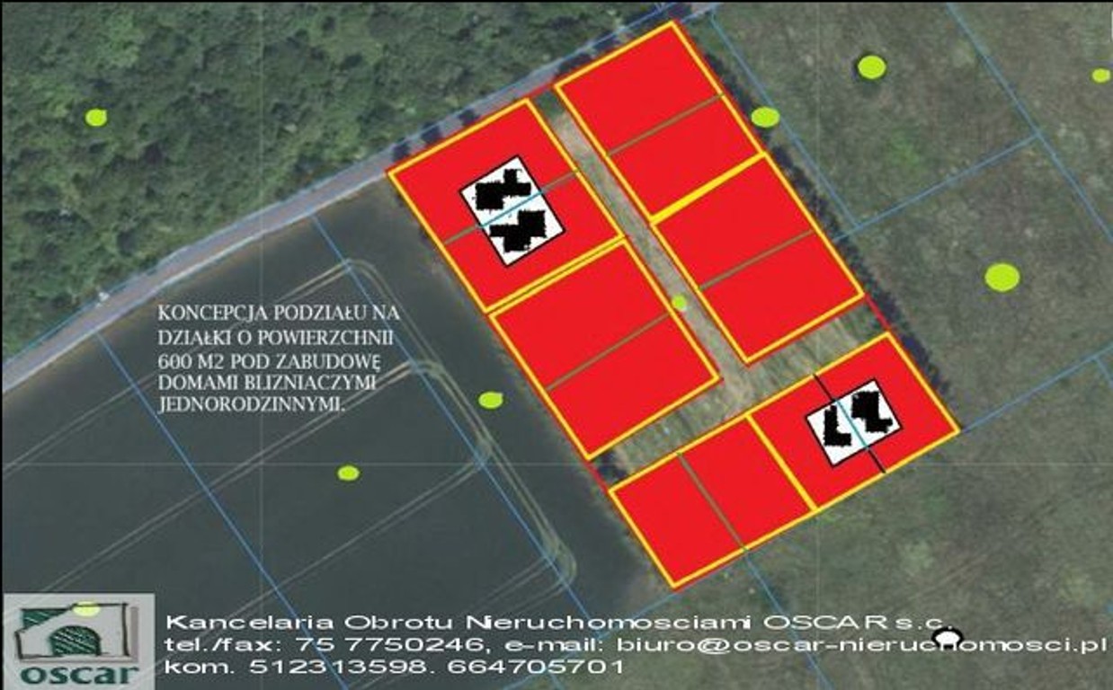 Działka na sprzedaż, 9674 m², Zgorzelec Łagów - Widok 2
